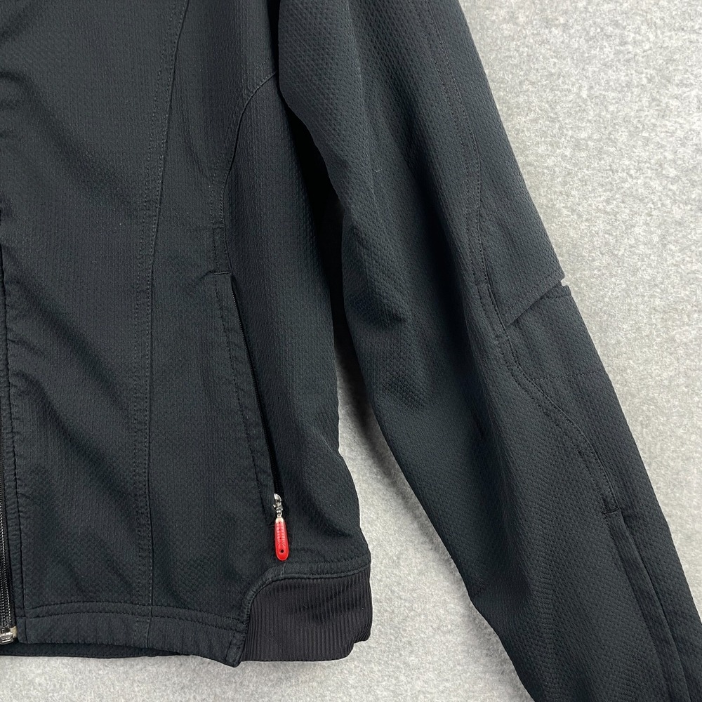 Vintage Nike Jacket Womens Medium Black Full Zip Sphere Dry Track  Running - Picture 4 of 16